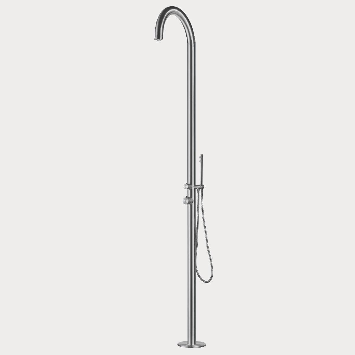 Stellar Build-Your-Own Outdoor Shower 316, Freestanding, Garden, Inox, Marine Grade, Outdoor, Shower, Stainless Steel